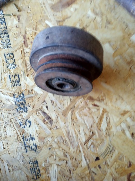 Fulie dubla cu ambreaj elastic