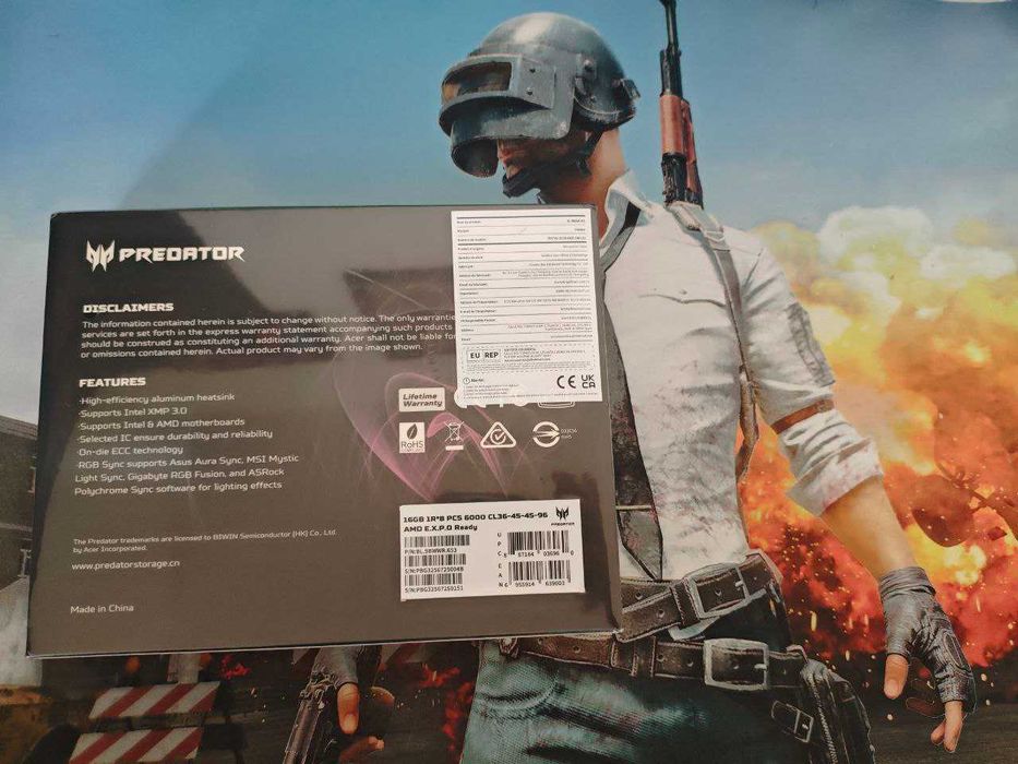 Нова RAM памет Predator Vesta II DDR5 RGB 32GB (2x16) 6000MHz AMD EXPO