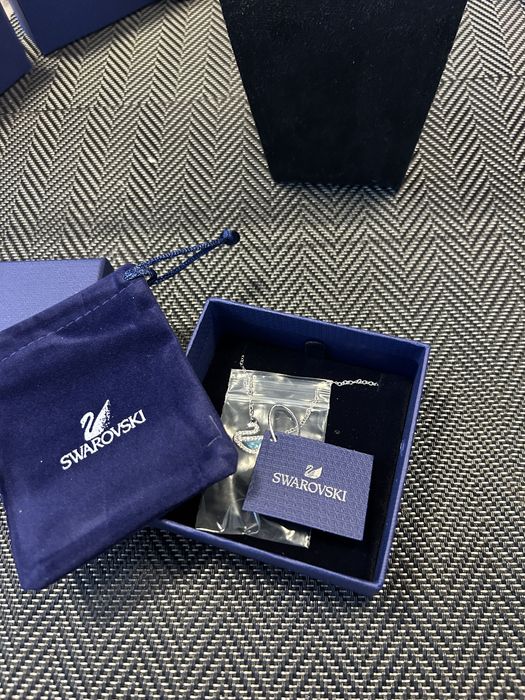 Lantisor swarovski lebada blue