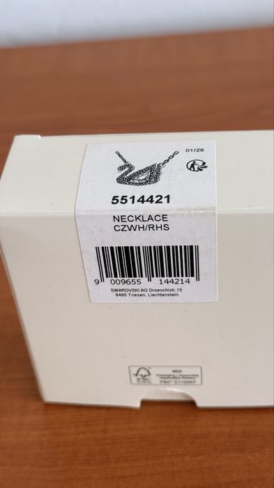 Colier Swarovski Lebădă cu Cristale