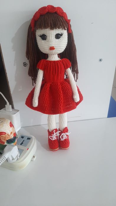 Куклы вязанные,ручная работа