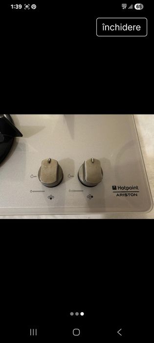 Plita pe gaz cu 4 ochiuri cu autoaprindere