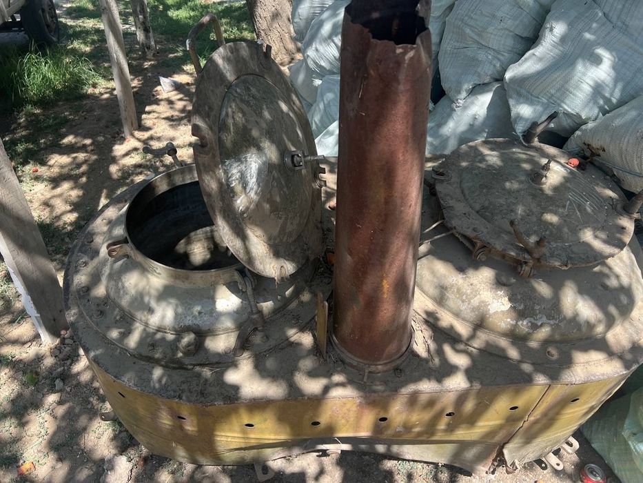 Казан полевой. Козон учёги билан.