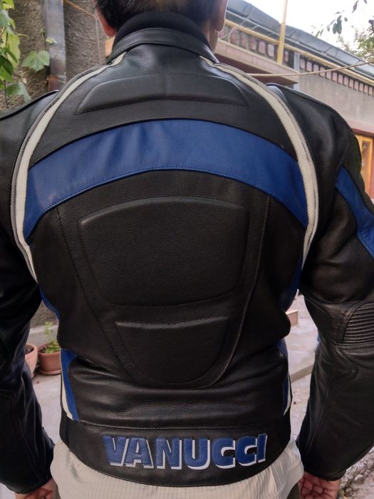 Vanucci, geaca moto din piele, marimea 48