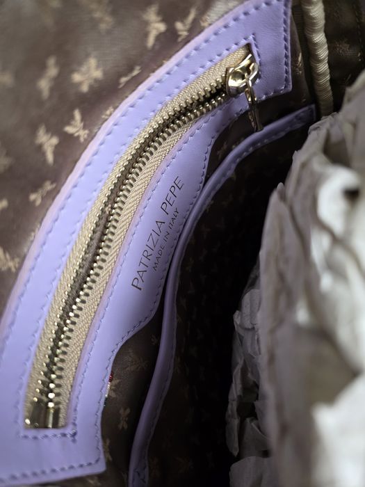 Раница PATRIZIA PEPE естествена кожа