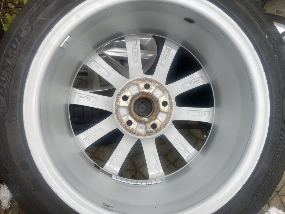 4бр.оригинални лети джанти Skoda 17” Шкода