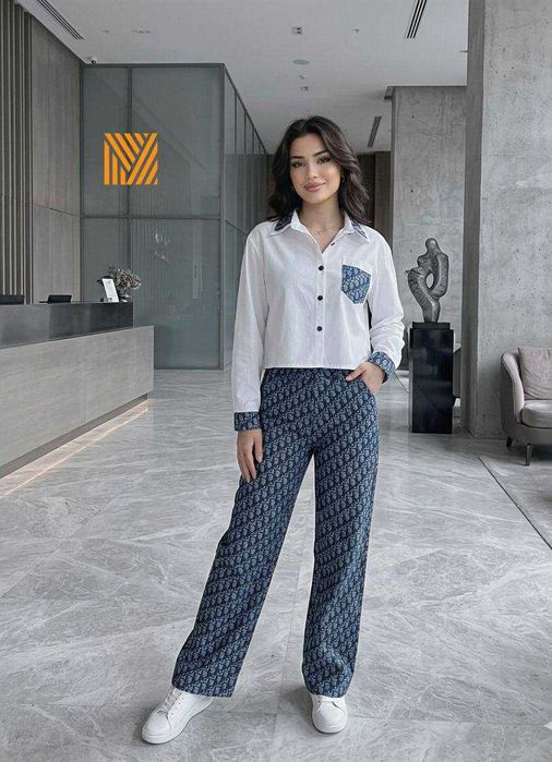 Compleu dama cămașă cu pantaloni