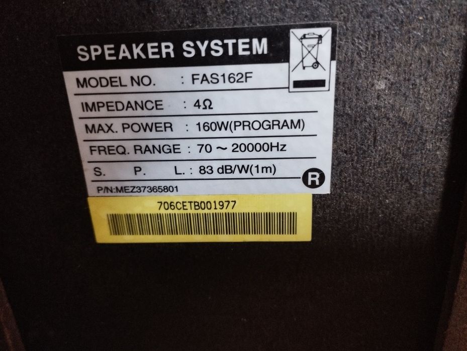 Sistem audio LG radio aux cd