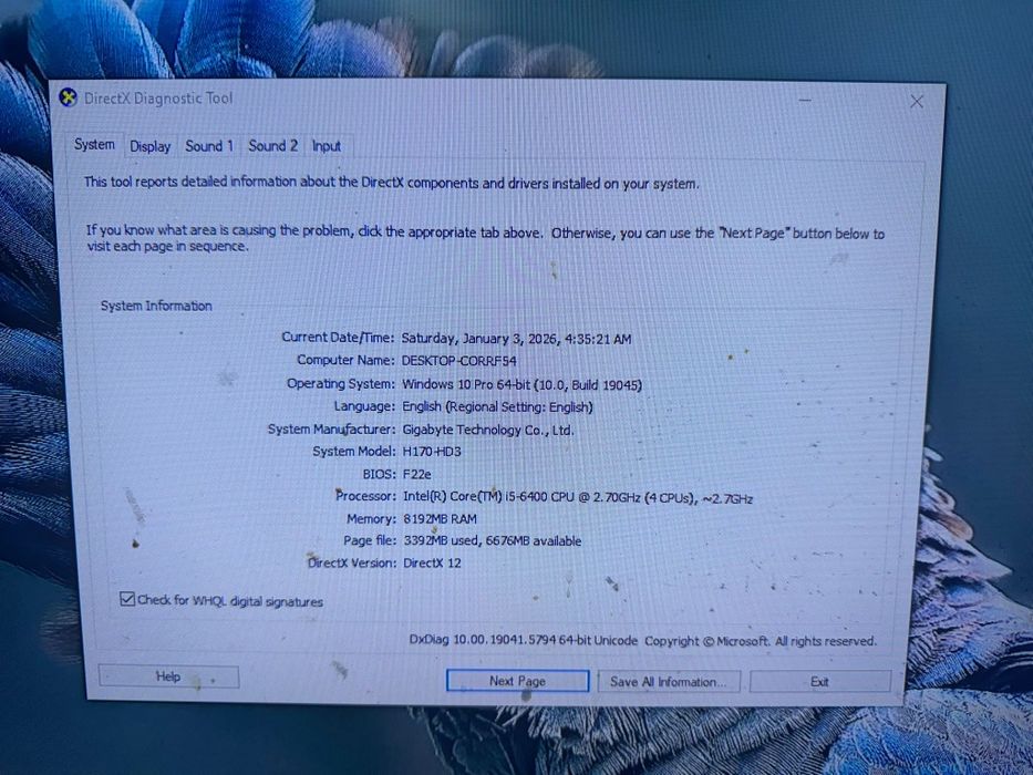 Vând calculator gaming  Intel i5 gen 6