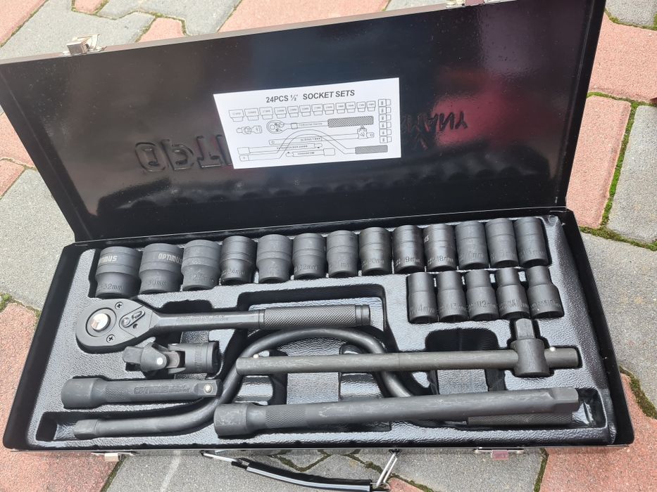 Trusa scule tubulare de forta 24 piese 1/2 6/12 laturi