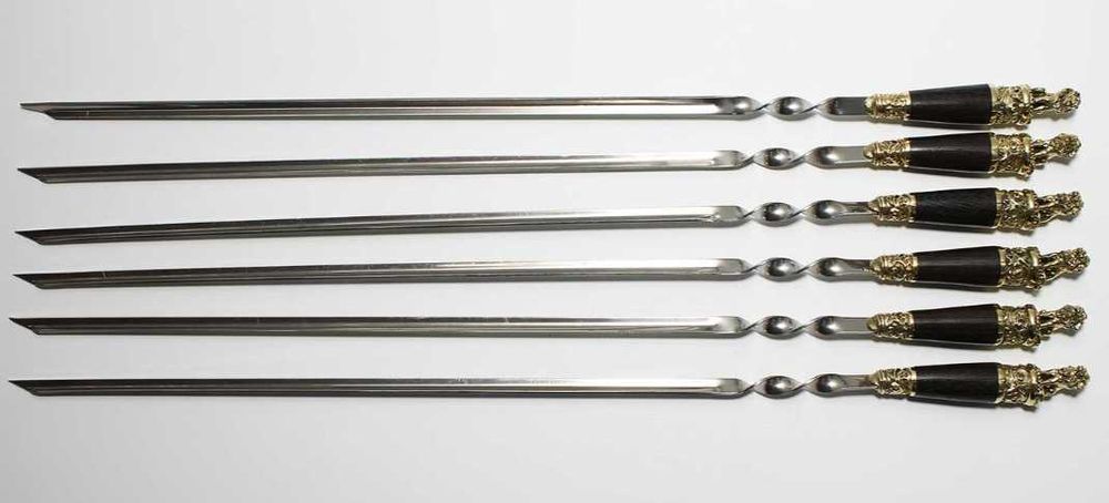 Элитный подарок для мужчин - набор шампуров "Царь зверей"