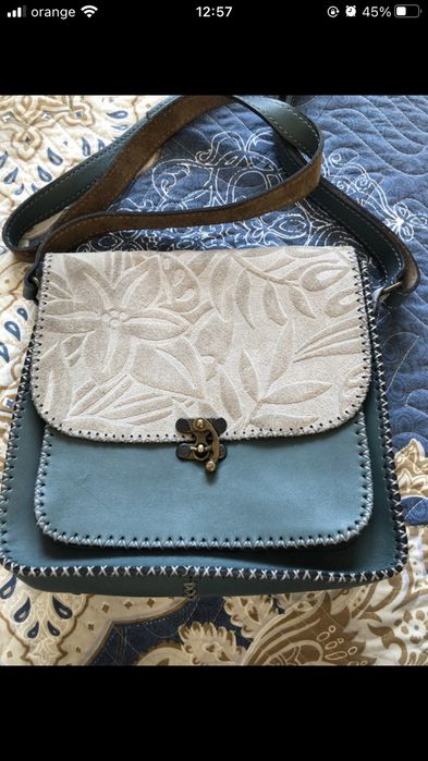 Geanta handmade din piele naturală