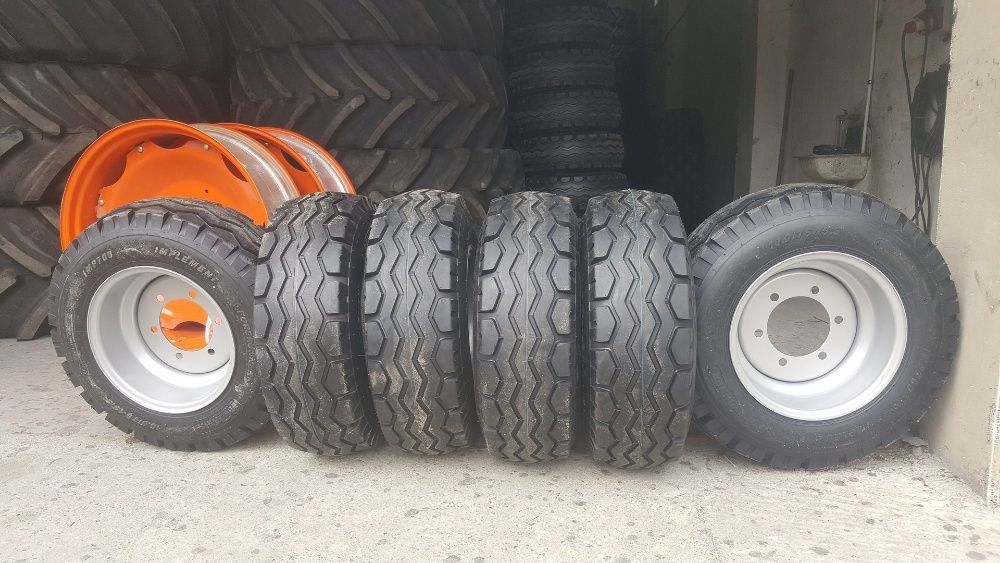 Cauciucuri noi 10.0/75-15.3 echipate pe janta livram in toata tara