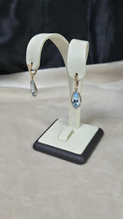 Серьги из красного золото