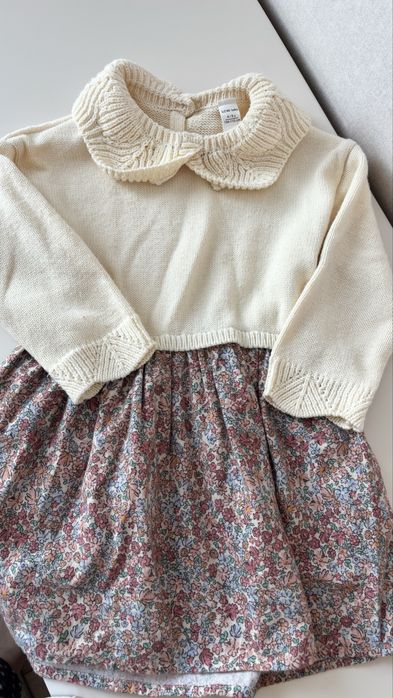 Платье теплое на 4-5 лет