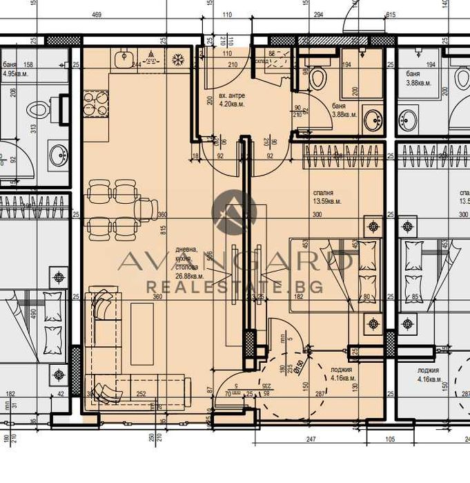 Продава се Двустаен апартамент в Пловдив, Христо Смирненски - 74 кв.м за 1346 €/кв.м - Снимка #3