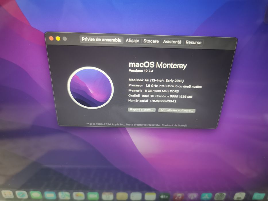 Laptop Apple MacBook Air 13-inch early2015