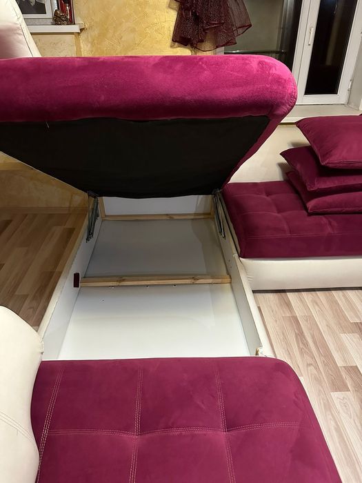 Продам диван, кресло и пуфик