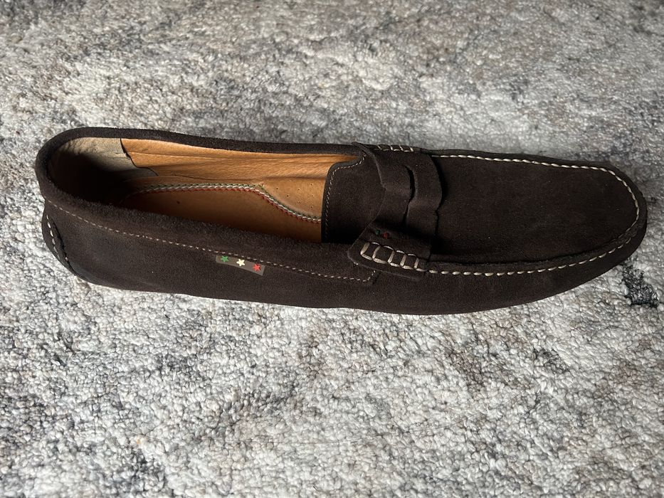 Луксозни италиански лоуфъри Pantofola d’Oro – Естествен велур, №45