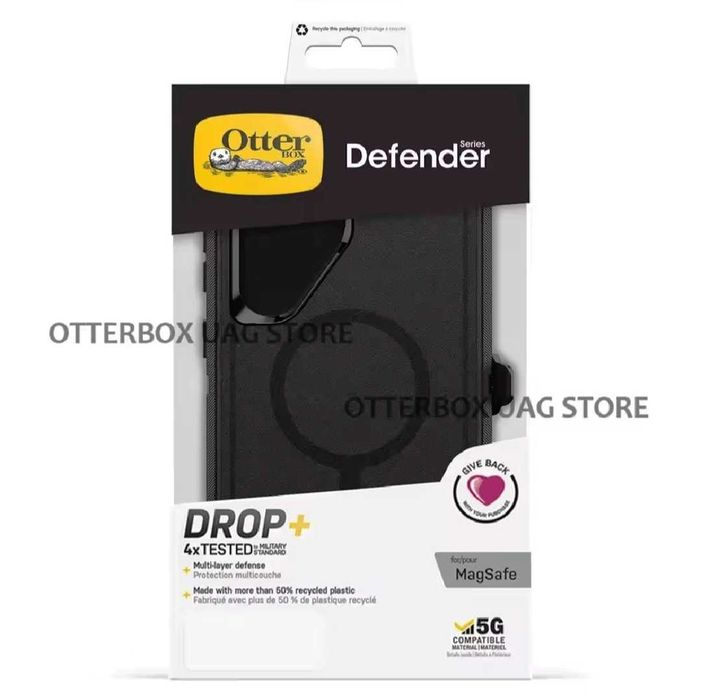 Оригинален удароустойчив каучуков  калъф Otterbox за Samsung S25 ULTRA черен