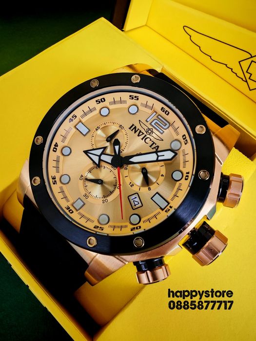 INVICTA Sea Hunter black 54 mm, Инвикта нов ръчен часовник