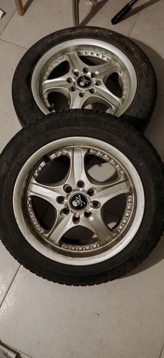 4x100 4x114.3  Лети джанти 15 с гуми Konig monsoon League  6.5J  195/55/R15