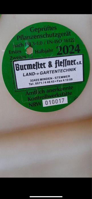 Навесна пръскачка  Holder 1000л