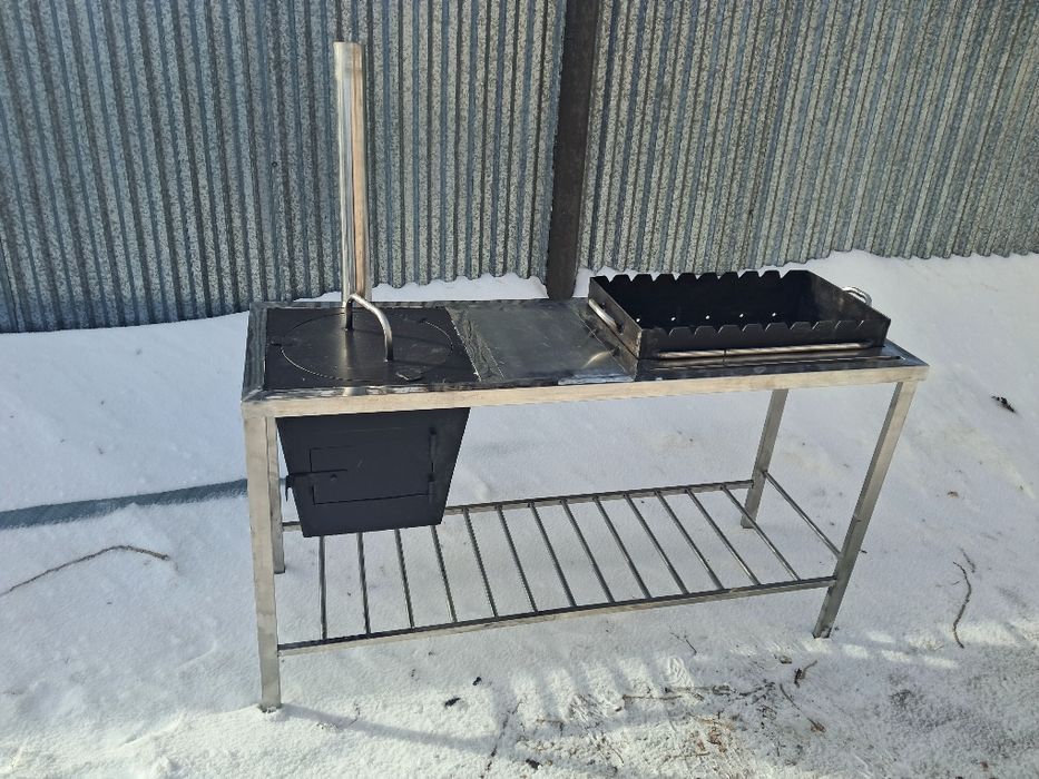 Мангал с печкой цена 120000тыг