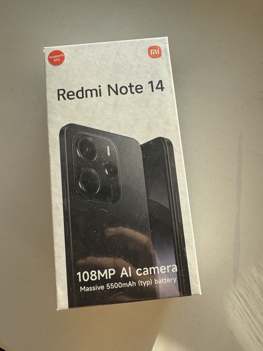 Redmi Note 14 6/128 GB — новый, AMOLED 120 Гц, Lime Green