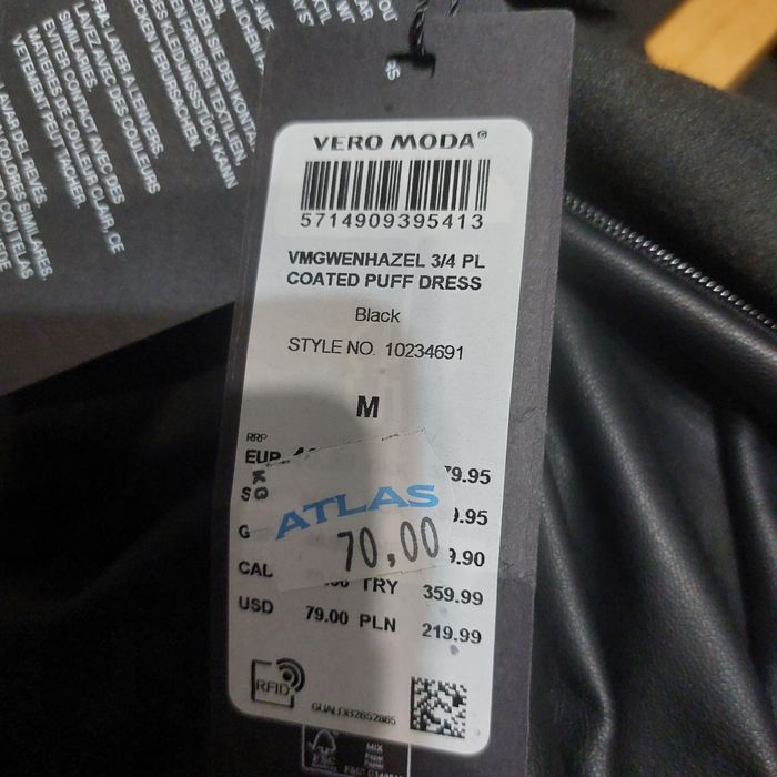 Rochie piele Vero Moda