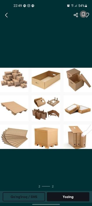 Karton karobka iwlab chiqarish.