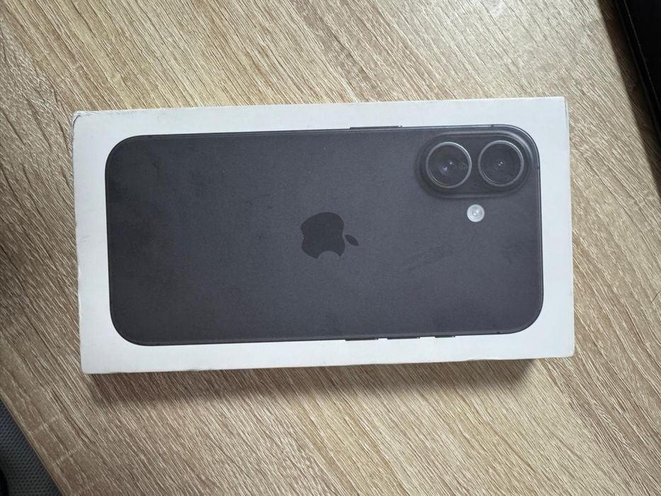 IPhone 16 новый в черном цвете, не распечатанный