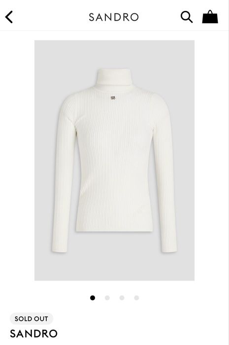 Sandro Paris блузи поло с емблема с логото