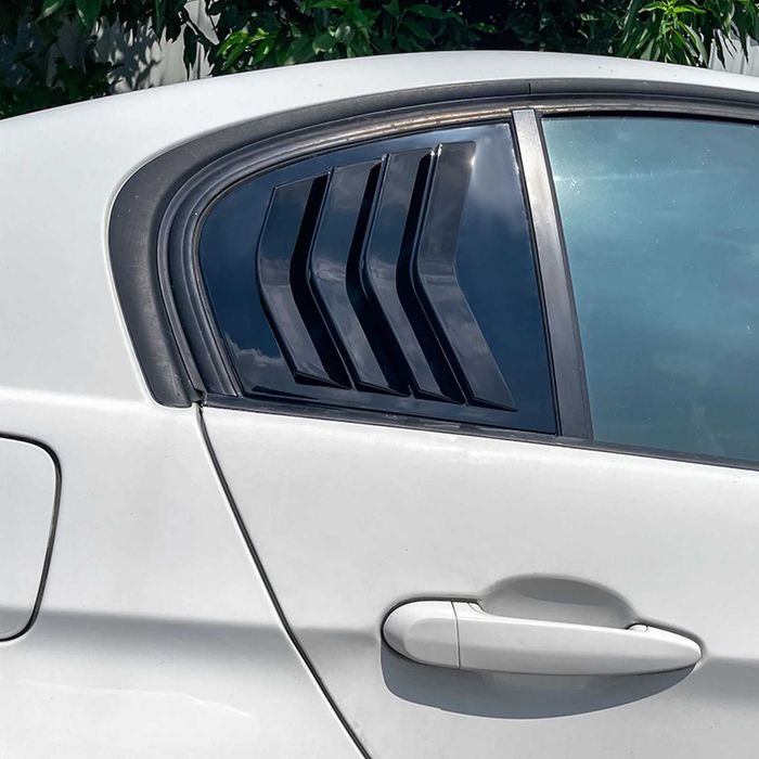Ornamente Lip Extensii Parasolar Geam Spate Louver BMW Seria 3 E90, Negru