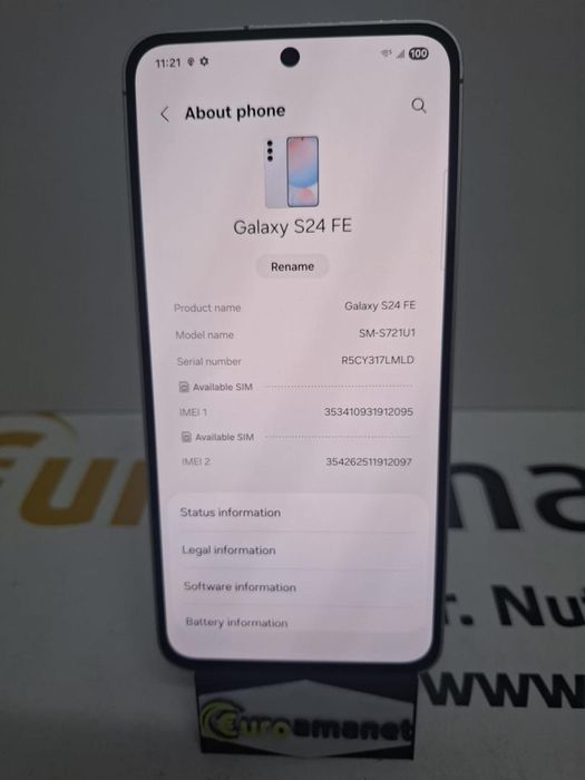 Telefon mobil Samsung Galaxy S24 FE, 128GB -N2-