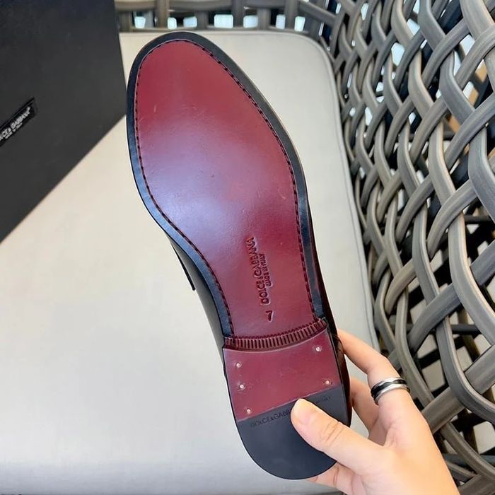 D&G Logo Loafer / Black / Grey