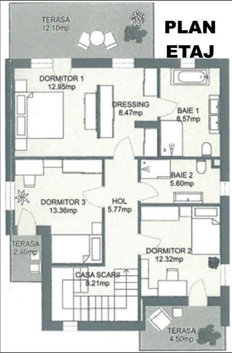Vila INDIVIDUALA | 5 CAMERE | CORBEANCA - lângă Paradisul Verde