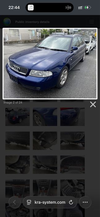 Крыло правое Audi A4 B5 (Ауди А4 Б5) 2000г