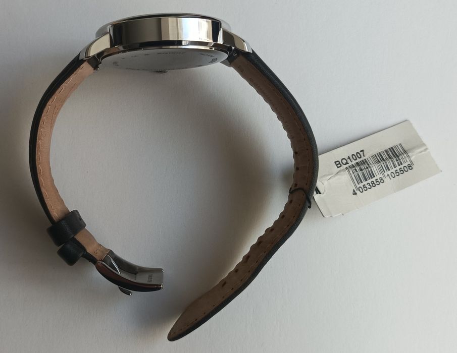 Мъжки часовник Fossil BQ1007 Хронограф кафява кожена каишка 42mm 5ATM