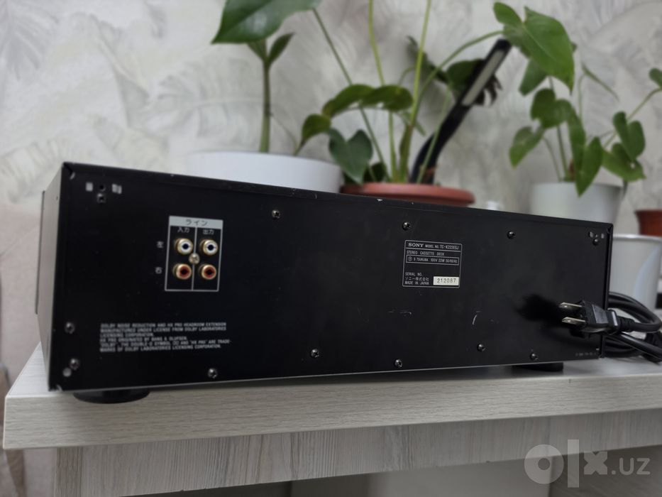 SONY TC-K222ESJ Дека сотилади, холати жуда яхши, янгидек турипти,