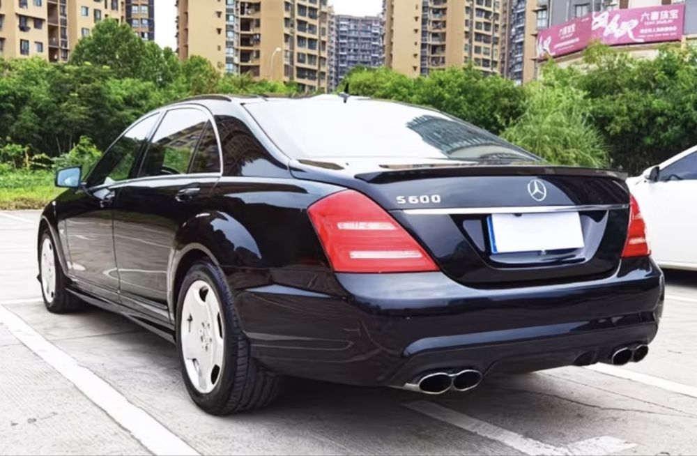 Спойлер mercedes w221