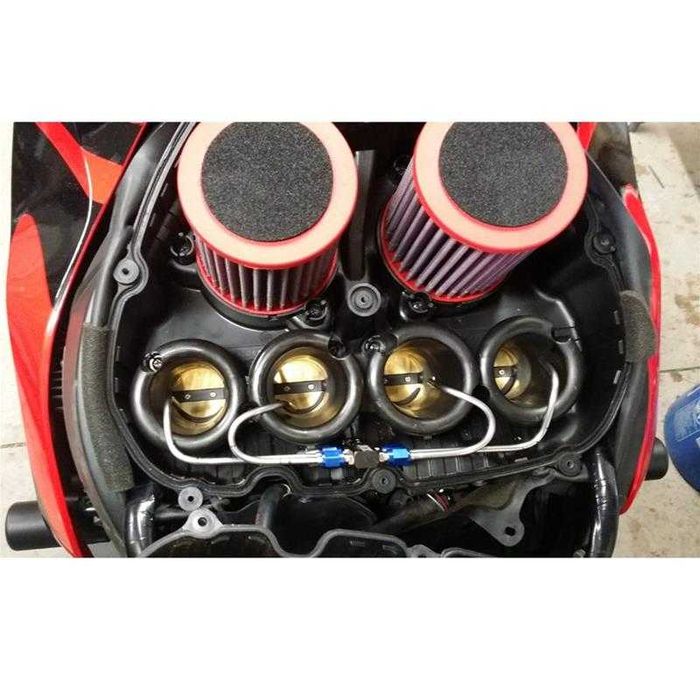 Суха нитро система за мотор с малка бутилка азот азотна