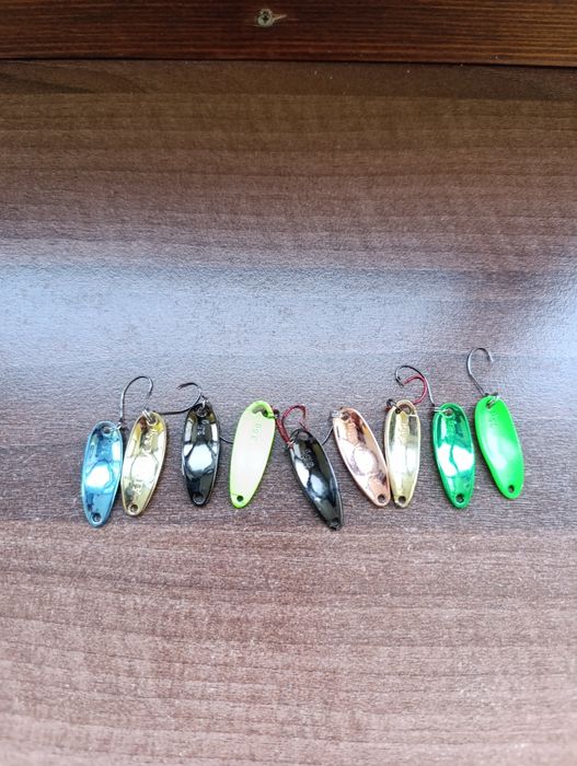 Блесни за риболов на кефал пъстърва