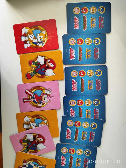 Карти за игра Sonic Cards Lisciani