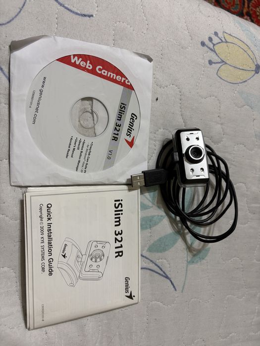 Продается веб.камера Genius iSlim 321R с диском настройки