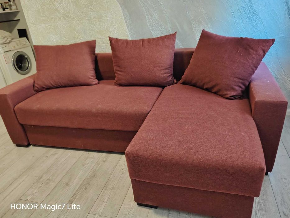 Colțar extensibil + 3 perne mari cadou