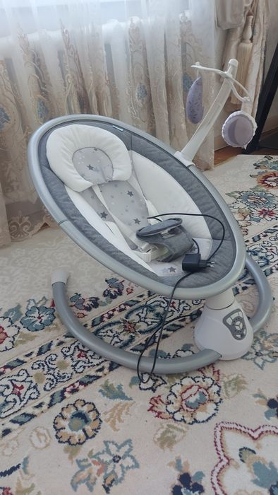 Электро качеля шезлонг