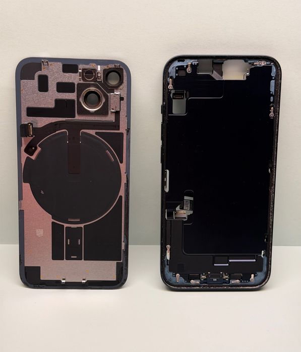 Carcasa originala iPhone 14 Black Negru camera baterie sticla rama