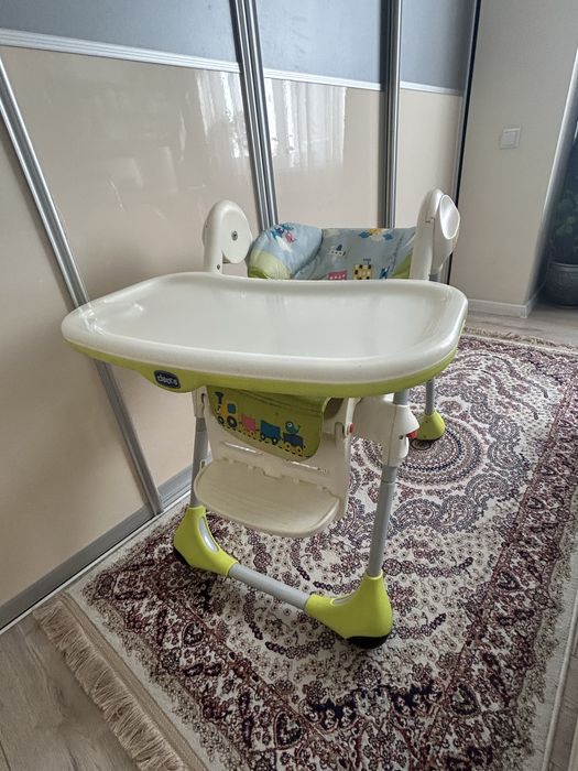 Стульчик для кормления chicco polly 2 в 1