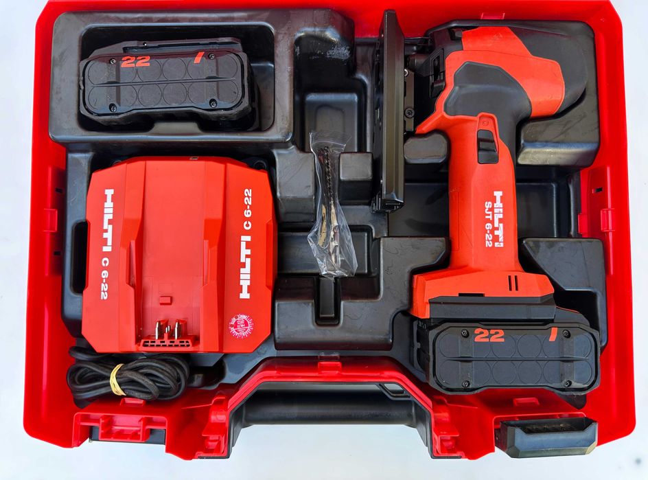 Hilti SJT 6-22 Nuron - Безчетков прободен трион /зеге 2x22V 5.10Ah
